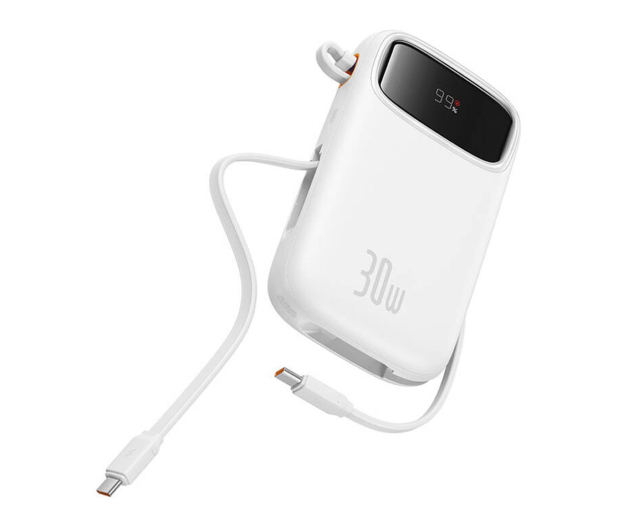 Baseus OUTLET - QPow2 PowerBank 10000mAh 30W White - 1548714 - zdjęcie 3